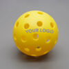 Custom Logo 40-Hole Outdoor Pickleball Ball