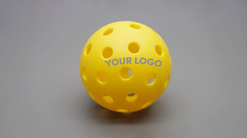 Custom Logo 40-Hole Outdoor Pickleball Ball