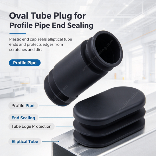 263 (1) Oval tube plug shown for profile pipe end sealing, with tube edge protection on an elliptical tube