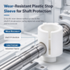 Plastic pipe elbow for a ventilation and dust collection pipeline, with smooth inner walls for airflow direction change
