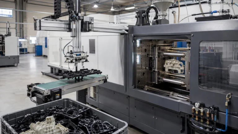 Automated Plastic Injection Molding Machinery & Parts