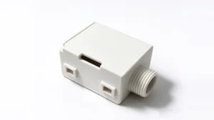 Precision threaded plastic enclosure and housing component for electronic devices